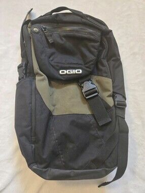 OGIO Black & Olive Green Backpack